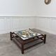 Teak and ceramic coffee table 1970
