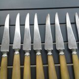 12 old knives. Steel