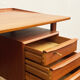 Mid-Century Danish Teak Desk by Peter Løvig Nielsen for Hedensted Møbelfabrik, Denmark, 1970s