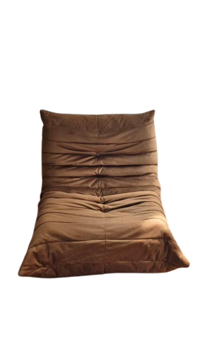 Togo chauffeuse marron