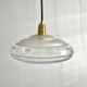 Vintage 1950s glass saucer hanging