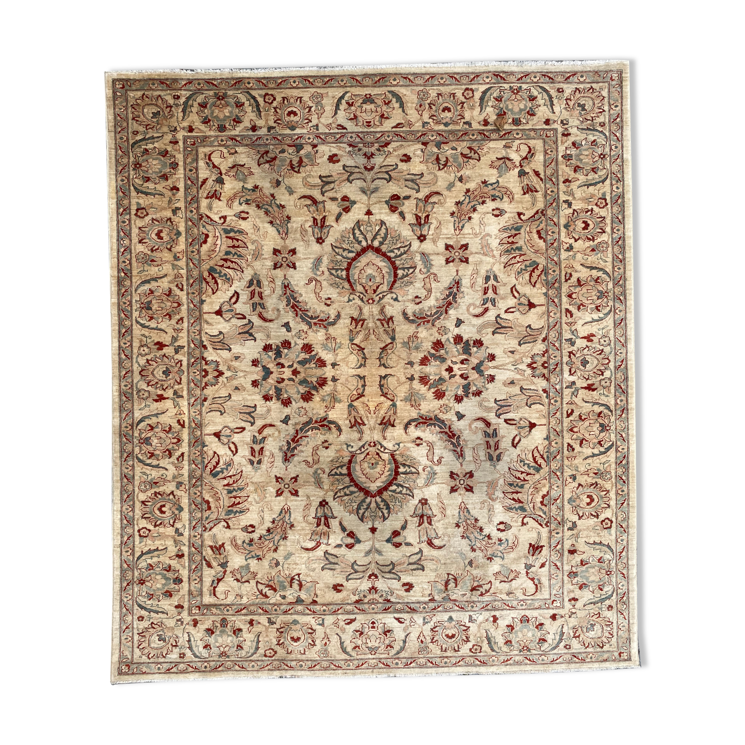 Contemporary carpet Chobi Afghan handmade 250x290 cm