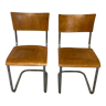 Set de 2 chaises de Mart Stam et fabriquées par kovona