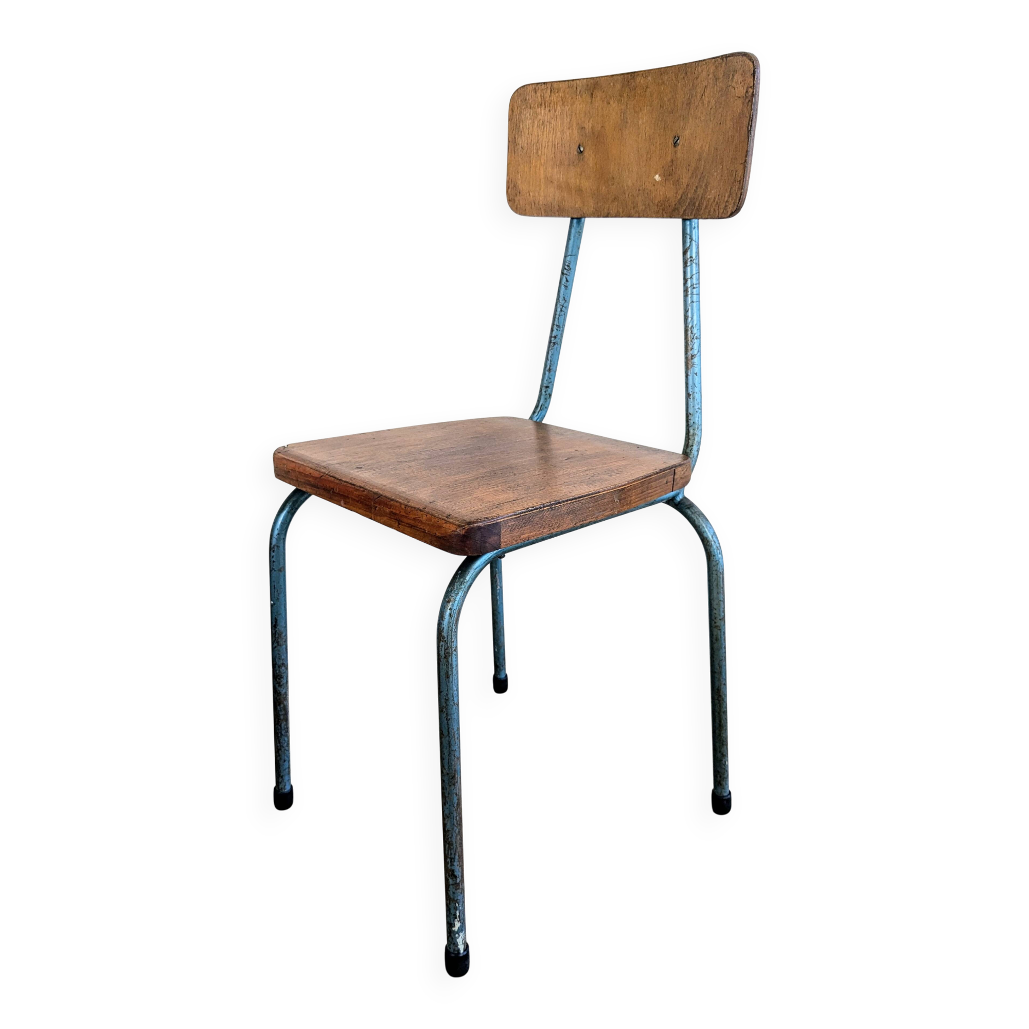 Vintage industrial children's chair