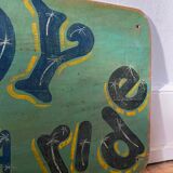 Painted amusement park or funfair sign