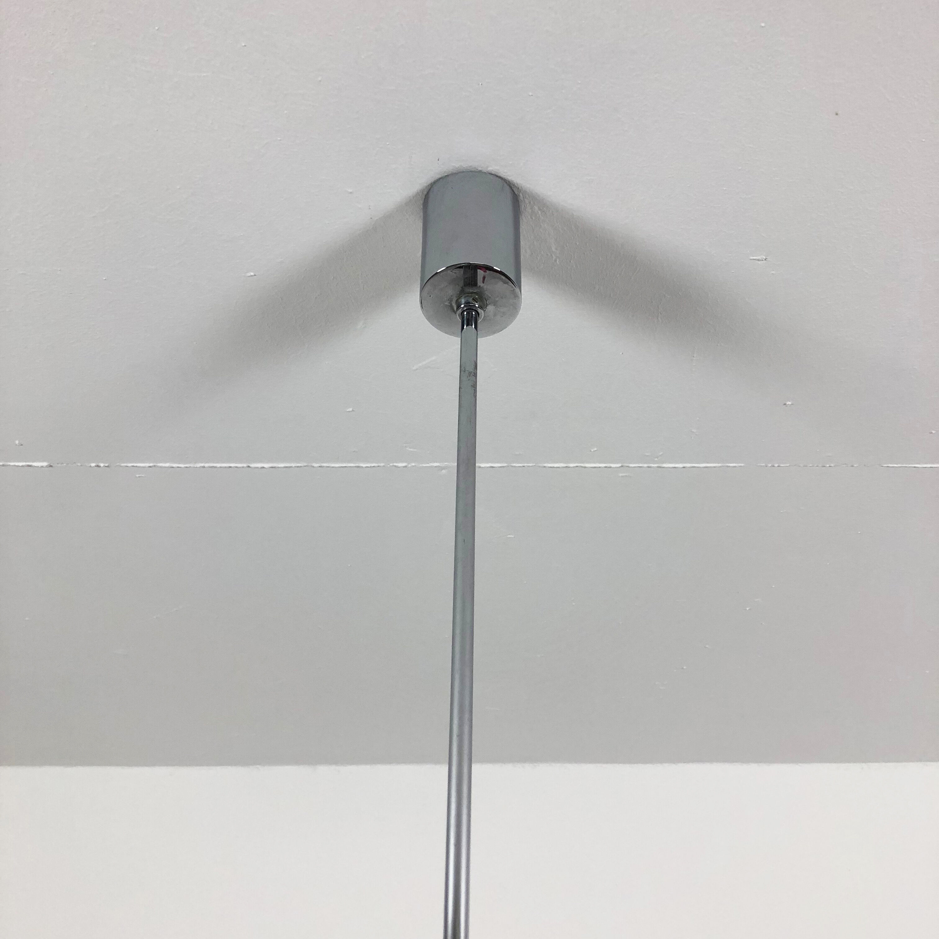 Modernist Chrome Sputnik Hanging Light, Cosack Lights 1970s, Germany