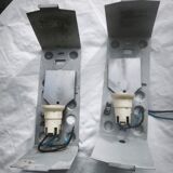 Pair of Italian wall lights in Murano glass