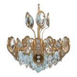 Lustre Palwa milieu du siècle en cristal