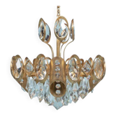 Mid-century crystal chandelier by Palwa