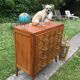 Commode vintage pieds compas 1950