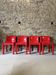 4 chairs model 4875 by C. Bartoli for Kartell, 1970