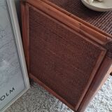 Rattan chest of drawers from the 1970s.