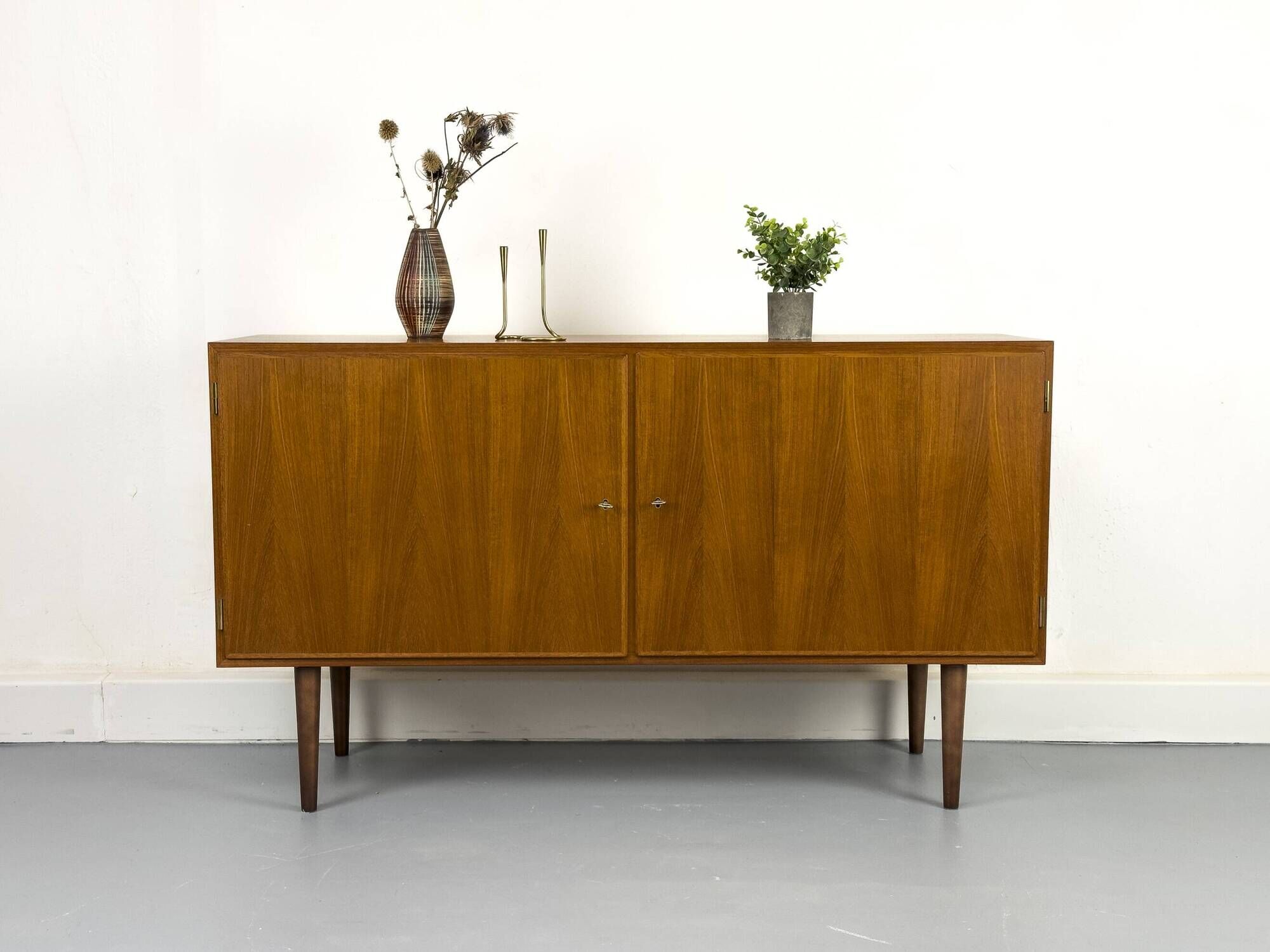 Danish Sideboard in Teak by Carlo Jensen for Hundevad & Co., 1960s