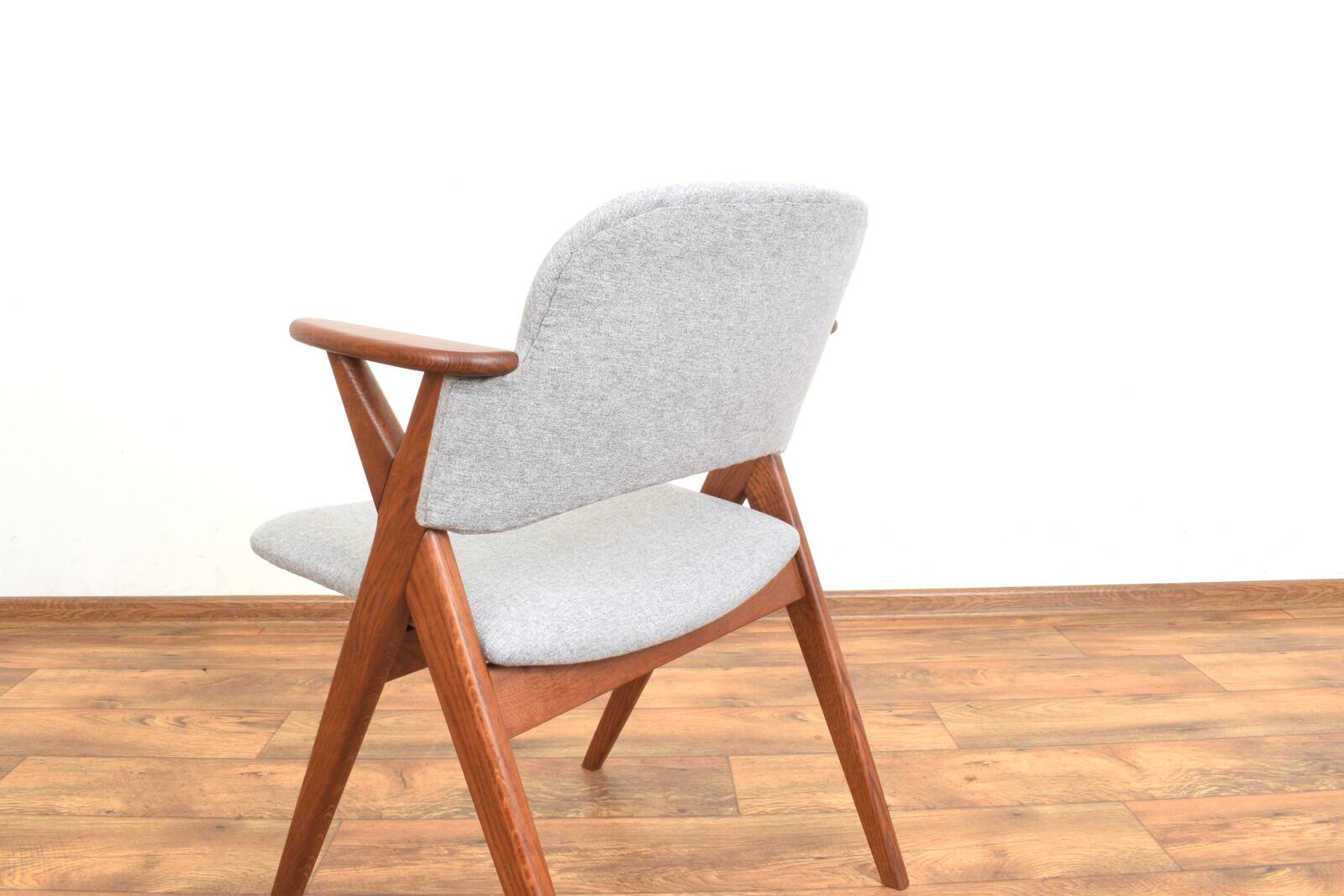 Mid-Century Swedish Oak Dining Chair from Broderna Johansson, 1960s.