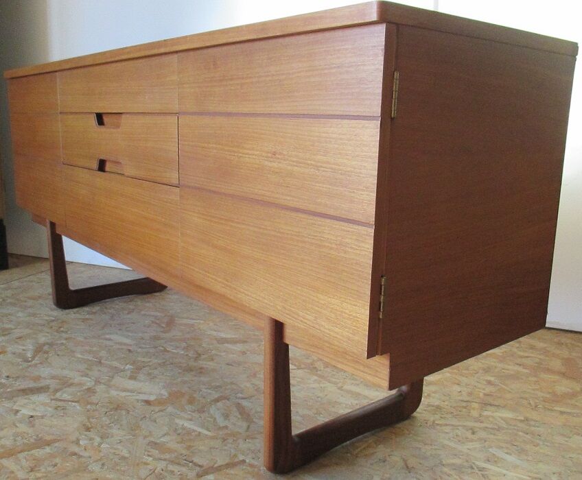 Sideboard Uniflex Internationnal light wooden 60s