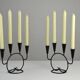 Pair of Candelabras by Nils “Kricke” Wahlström for Ystad-Metall, Sweden, 1950s