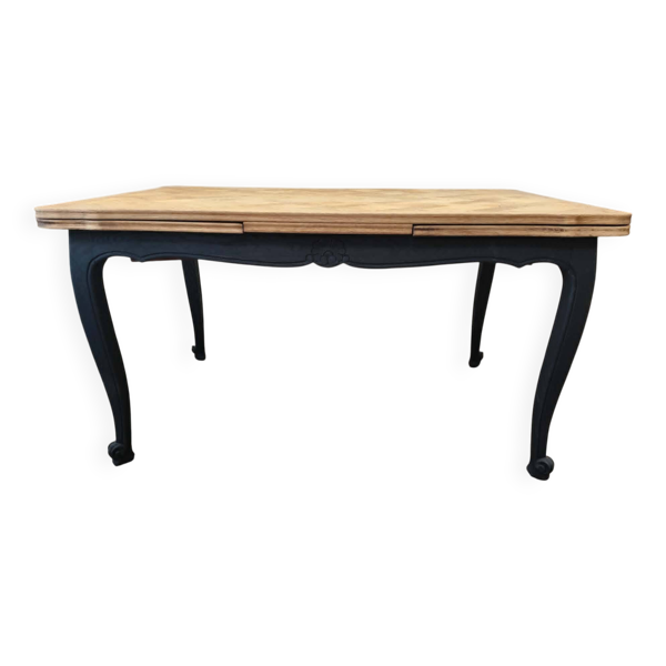 Table style regence en chene massif