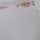 Plat ancien en céramique blanc et fleurs de Printemps roses Niderviller France