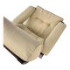 Fauteuil Scandinave en Cuir, Chêne et Bouleau, 1960