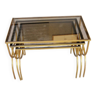 Brass nesting tables