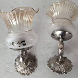 2 appliques anciennes de salle de bain