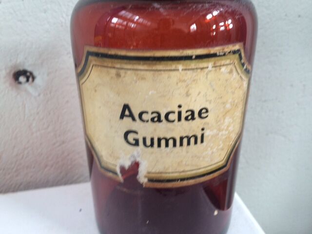 Apothecary bottle, collection pharmacy, amber thick glass