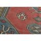 1970s Vintage Turkish Handmade Wool & Cotton Pink Area Rug 155x209