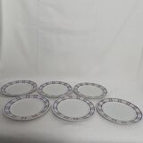 Dessert plates Sarreguemines Poitou set of 6