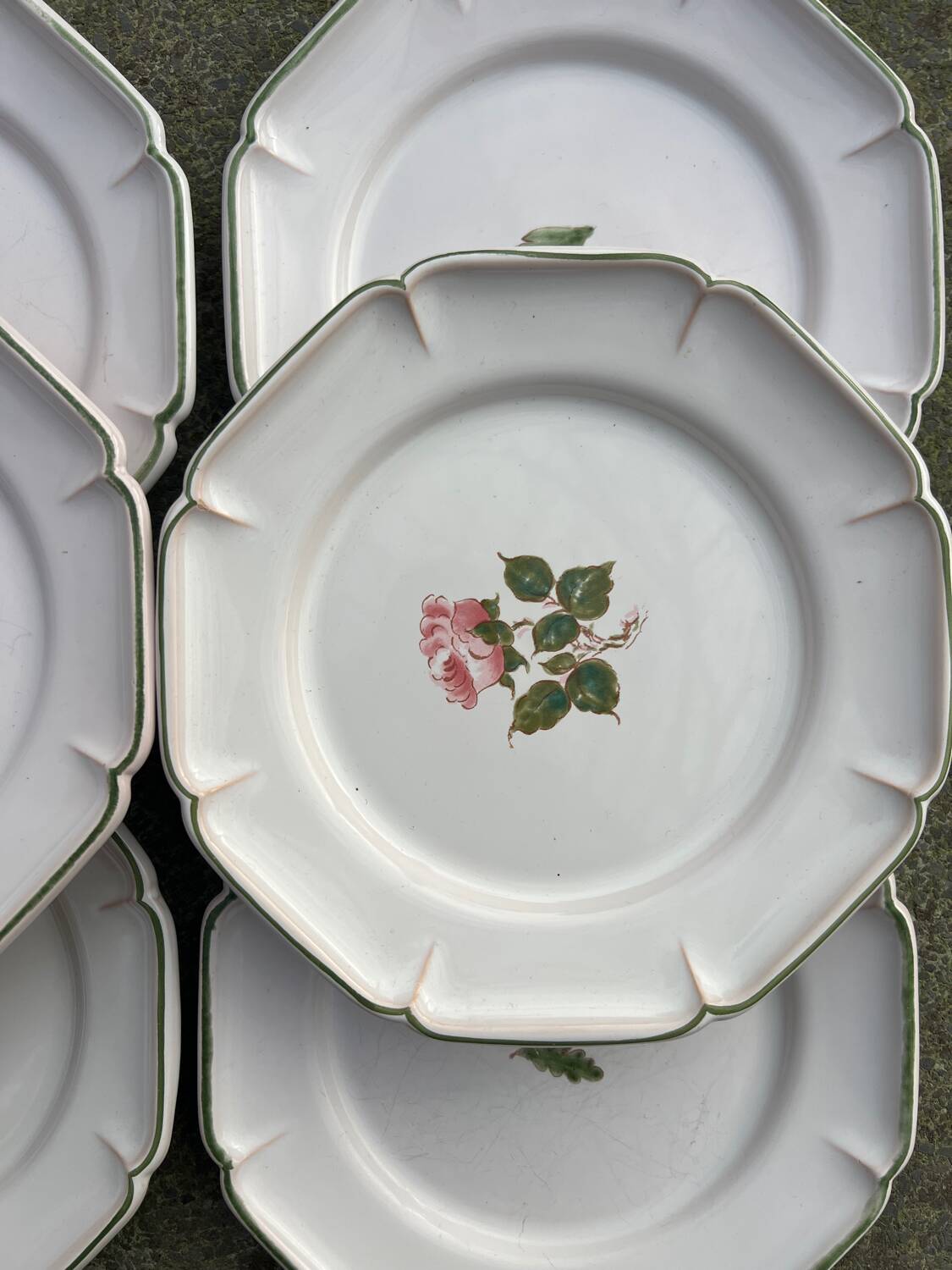 Gien 6 dessert plates