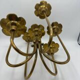 Bougeoir chandelier 7  branches fleurs
