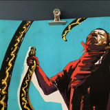 Original Poster 1950s Swedish Documentary Movie Anaconda Torgny Anderberg