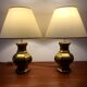 2 vintage brass lamps