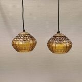 Lampes suspendues avec un abat-jour