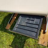 Metal and chrome desk from the 70s