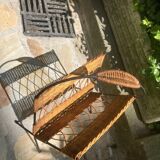Porte-revue en rotin