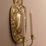 Mid Century Swedish Brass Sconce