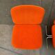 Ensemble de chaises Vintage allemandes Space Age Seat 150 par Herbert Hirche pour Mauser
