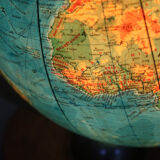 Mid-century Illuminated Glass Globe, 60s