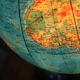 Mid-century Illuminated Glass Globe, 60s