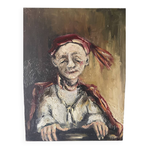 Portrait d’homme huile