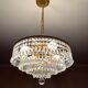 Crystal grapefruit chandelier