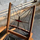 Airborne FS105 oak and fabric armchair by Pierre Guariche - 1950s