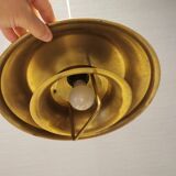Hanging lamp in solid brass 1970s Denmark