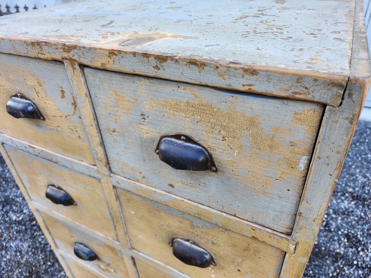 Antique craft furniture with drawers