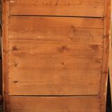 Gilded Louis Philippe mirror old with gold leaf, 126x90 cm