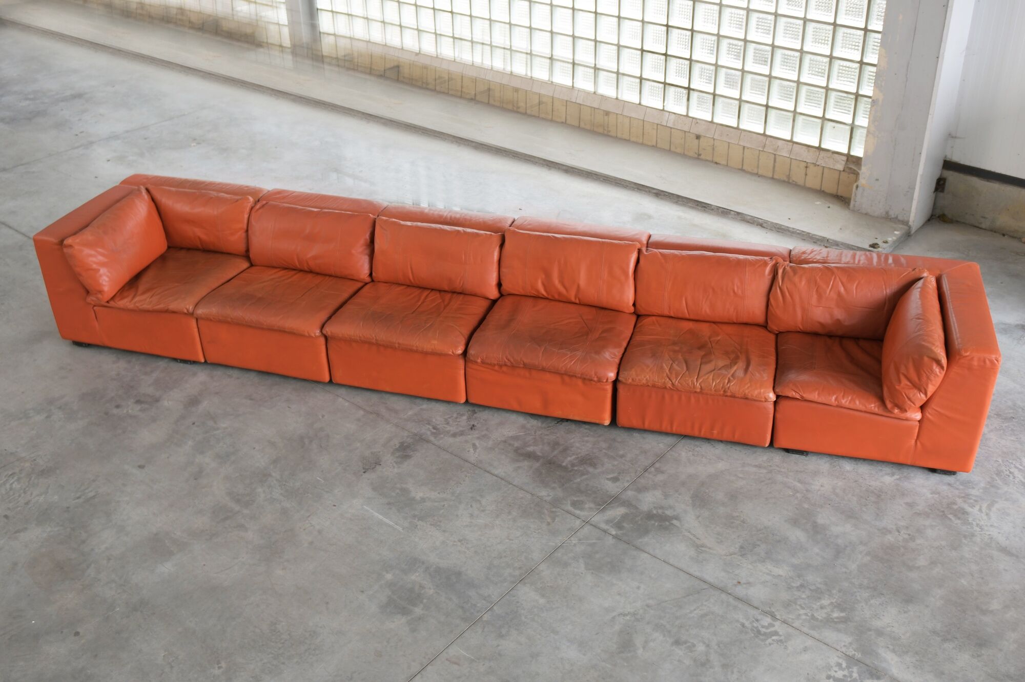 Modular leather sofa- COR Germany
