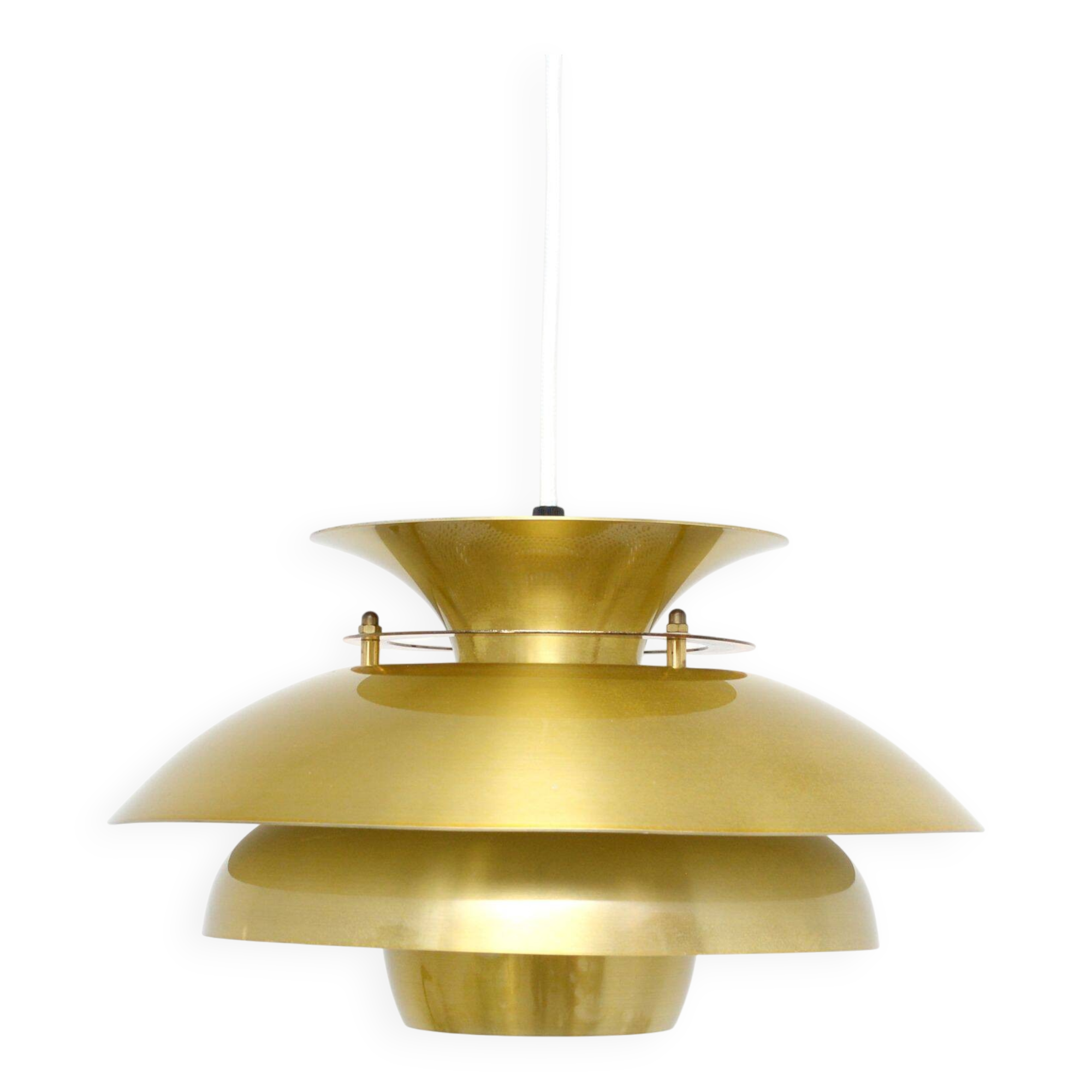 Vintage lamp in brass, Denmark 1970s