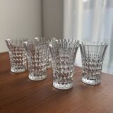 Lot de 6 verres en cristal modèle Éclat – Cristal d’Arques Paris | Ver