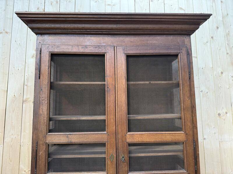 Armoire / Garde-Manger époque Louis Philippe en chêne massif