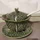 Vintage soup tureen in slip called "la choupiere"